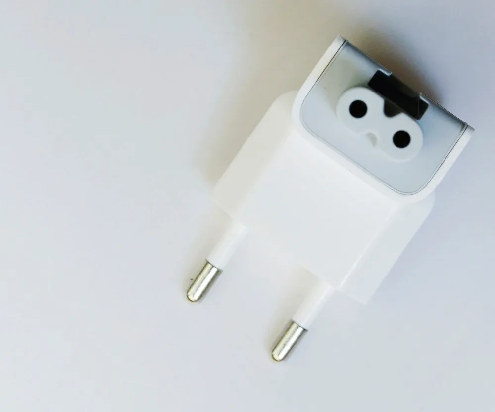 Новинка 5 шт./лот переходник для зарядного устройства с европейской вилкой Apple