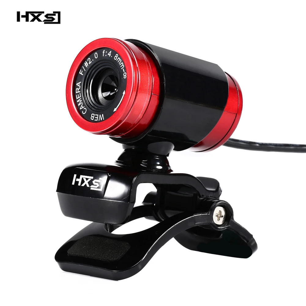 HXSJ A860 HD веб-камера 12,0 М пикселей CMOS USB веб-камера Цифровое видео HD встроенный микрофон 360 градусов Rotaion Clip-on камера