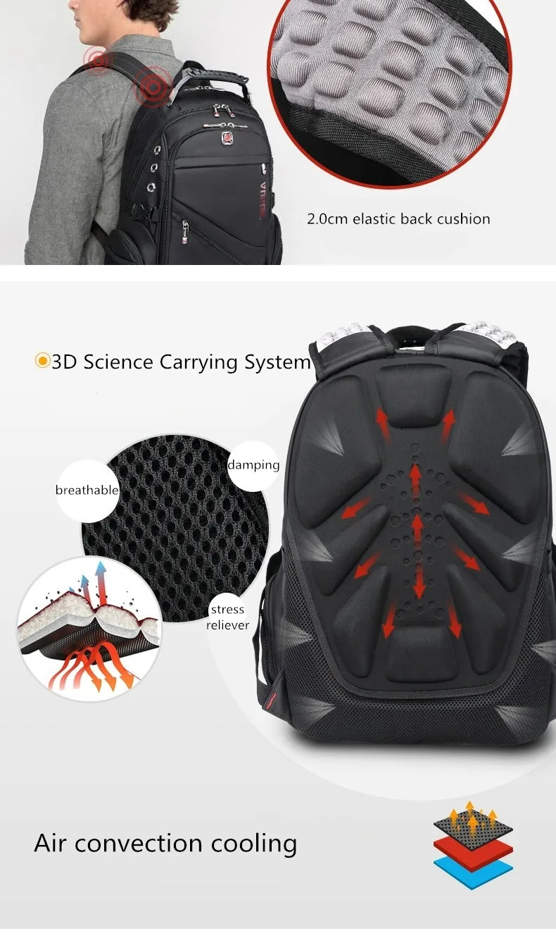 Рюкзак для ноутбука AUGUR для мужчин и женщин Bolsa Mochila для 14-17 дюймов ноутбук рюкзак школьная сумка рюкзак для подростков