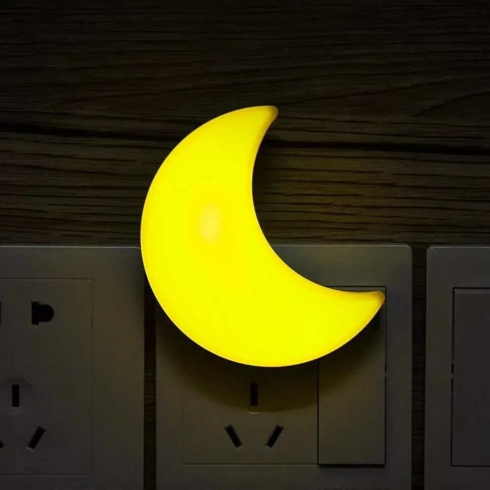 Светодиодный ночной мини светильник с датчиком управления звездная луна для