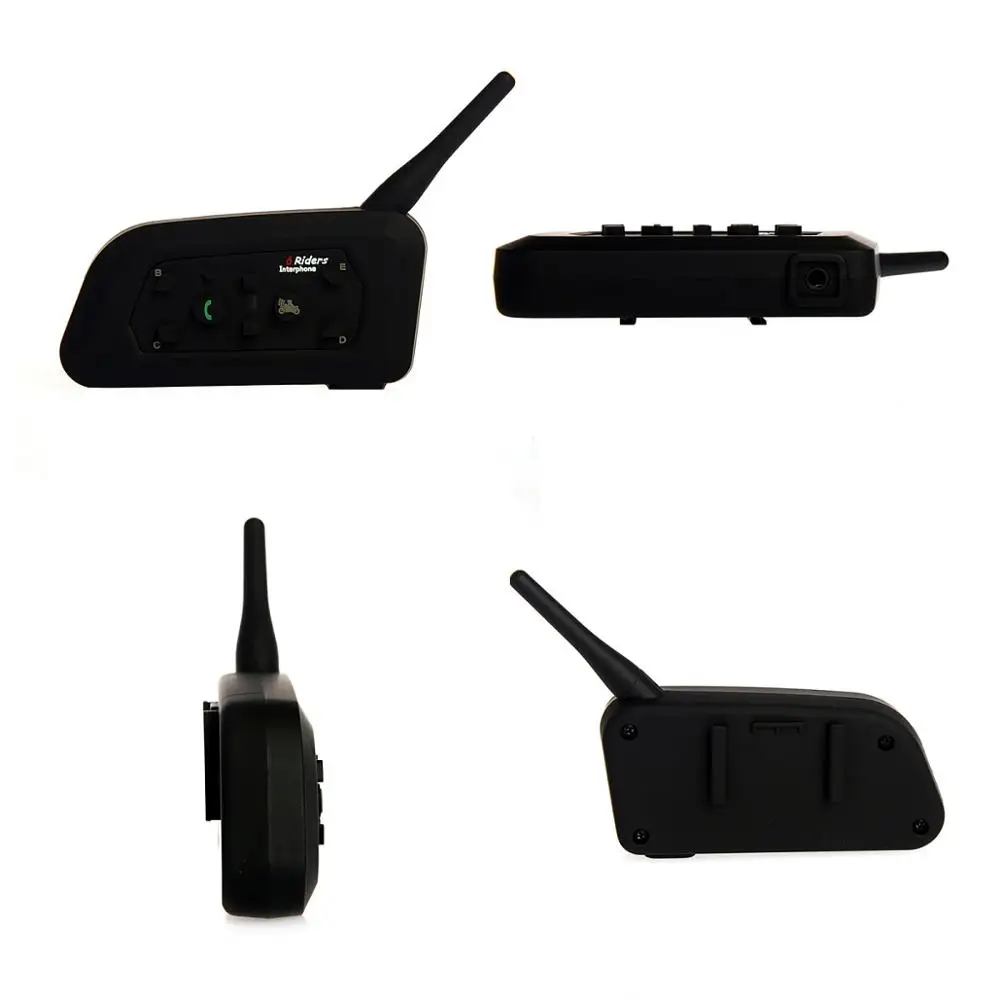2 шт. V6 1200 м мотоцикл шлем Bluetooth гарнитура Intercommnicador Moto Беспроводной IP65