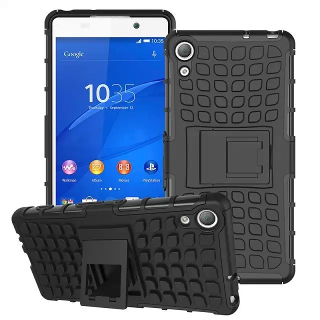 Для Z3Mini для Sony Xperia Z3 Compact Mini M55W D5803 ударопрочный армированный чехол с подставкой ZJ |
