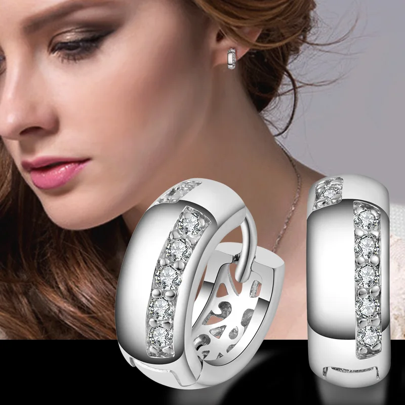 2021 New Arrival Lead &amp Nickel Free Classic 925 Sterling Silver Drop Earrings Crystal Fashion Jewelry For Women Wholesale | Украшения и