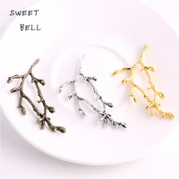 sweet bell 20pcs three color tree branch connector fine necklace pendant handmade branches charms 3d480