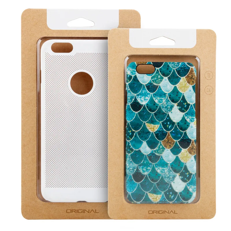 Универсальный чехол для мобильного телефона 400 шт. крафт бумага коричневая