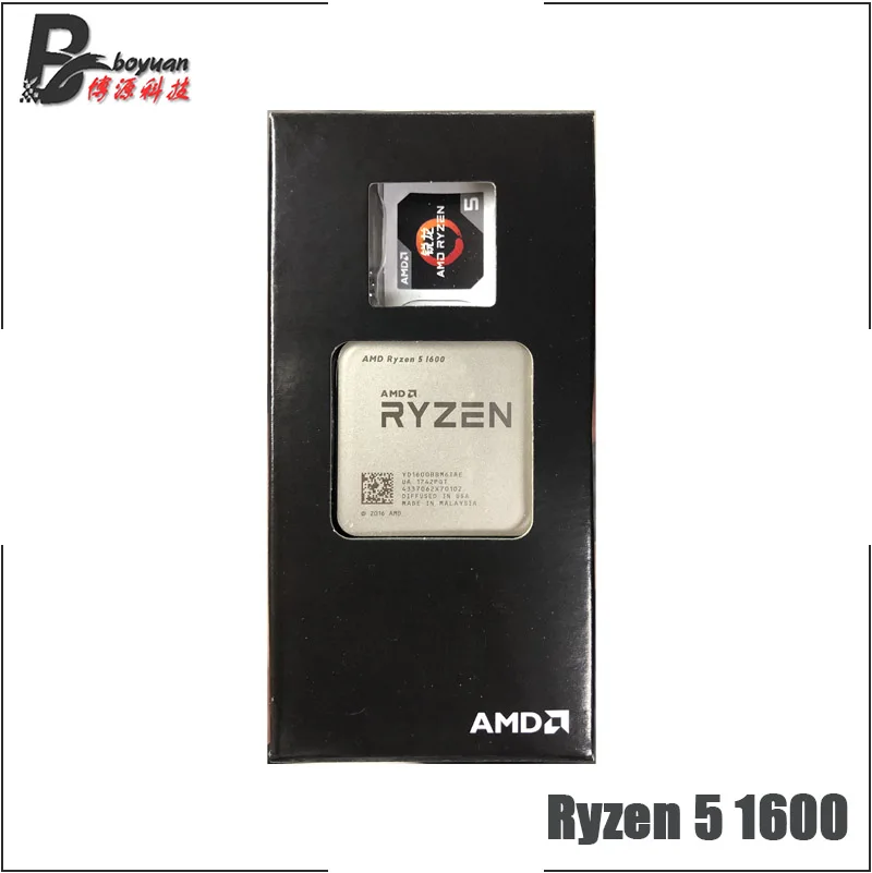 6 ядерный Процессор AMD Ryzen 5 1600 R5 3 2 GHz Processoe YD1600BBM6IAE Socket AM4|amd cpu|cpu amdamd cpu amd |
