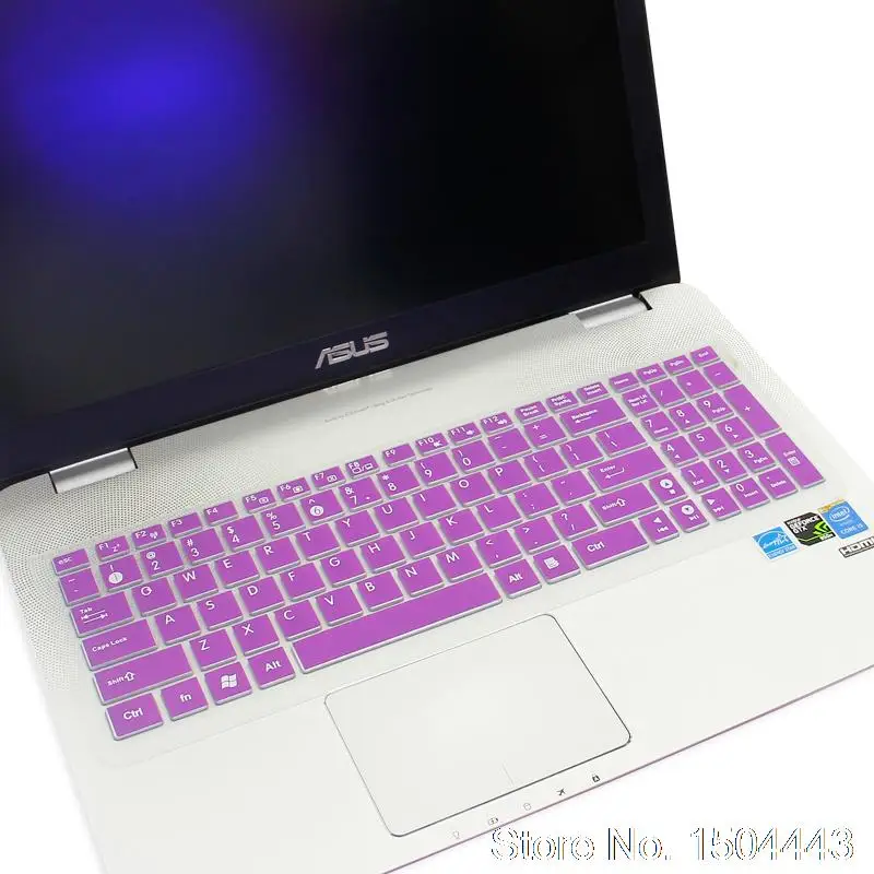 Силиконовая защитная накладка на клавиатуру для ноутбука Asus N56u N56VM N56VZ N56VN56 N56J N56JR