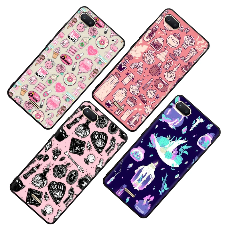 Силиконовый чехол для телефона Girly Pastel Witch Goth Xiaomi Redmi 5A 6A 5 Plus 6 Pro 7 GO Note 4X 8 GO5A