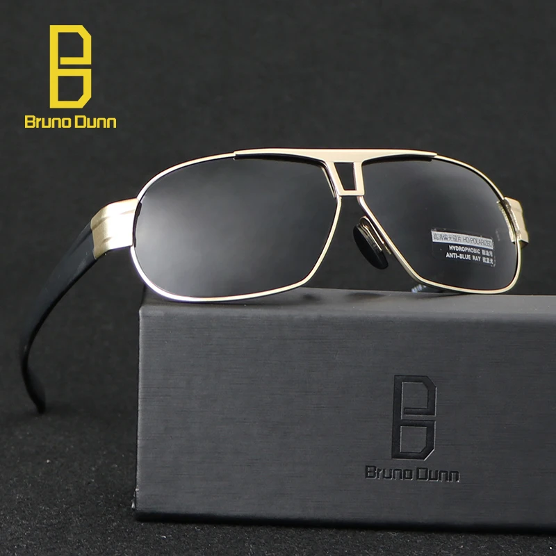 Мужские солнцезащитные очки Бруно Данн брендовые дизайнерские поляризационные