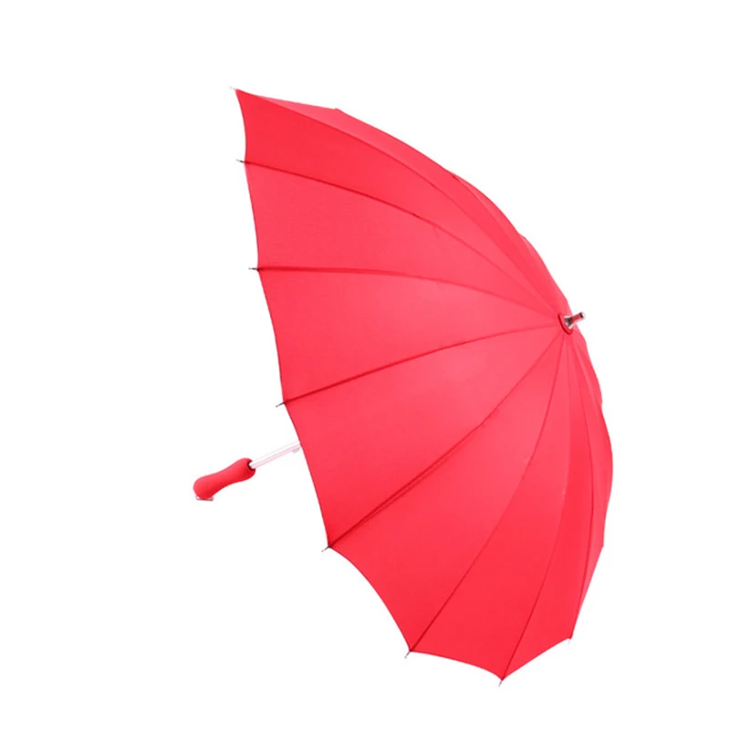 Женский Зонт от дождя модный красный зонт в форме сердца украшение для