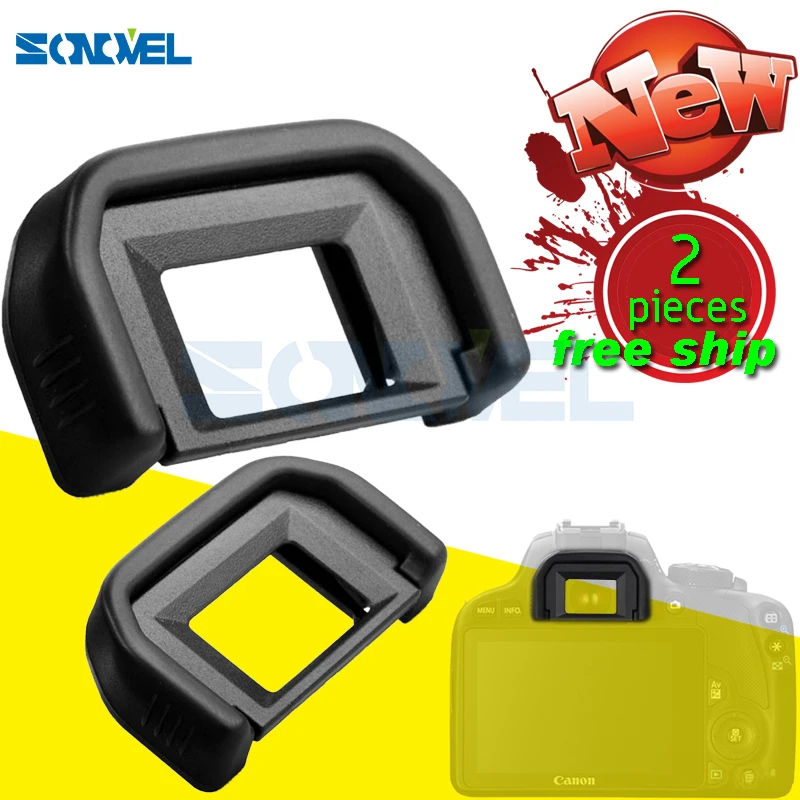 2 * Резиновый окуляр EF для Canon EOS 650D 600D 550D 500D 450D 1100D 700D Rebel XT XTi XS XSi T1i T2 T2i T3 T3i T4i DSLR|eyecup