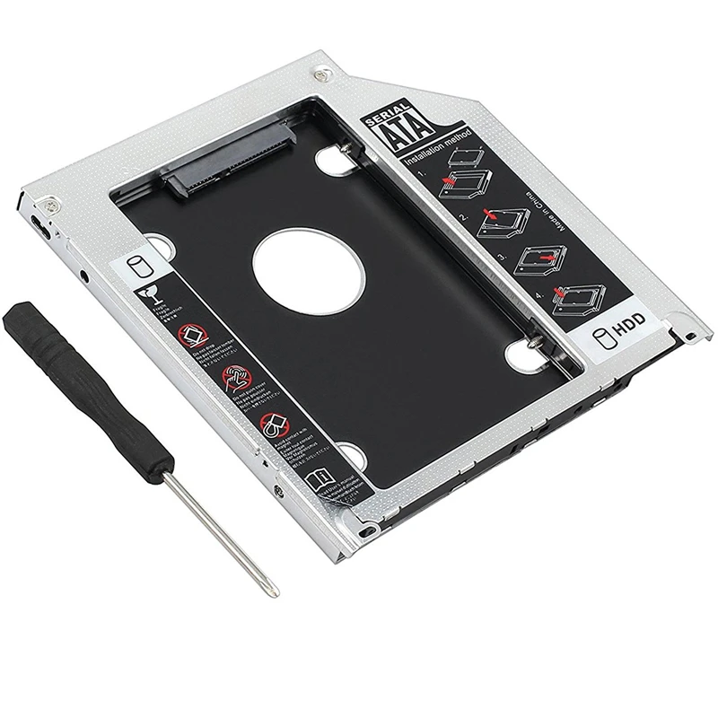 2 й второй SATA HDD SSD жесткий диск Unibody Caddy для MacBook Pro 13 &quot15&quot 17 &quot2009 2010 2011 2012|caddy adapter|hdd