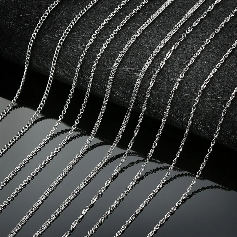 Модная цепочка V.YA с перекрестными звеньями для мужчин подвеска в виде водной