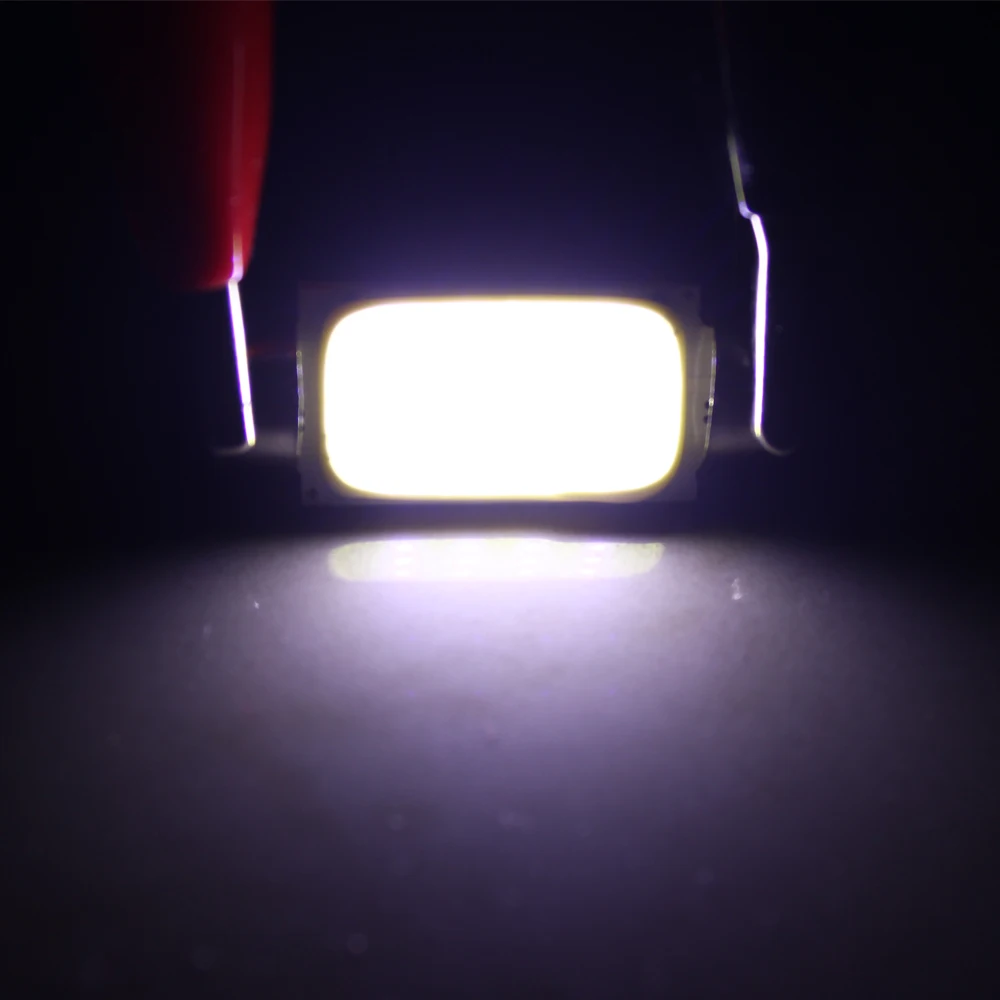 4pieces White 41mm COB 12LED Bulbs Car Interior Dome Map Lights Door Light Reading License Plate 12V | Автомобили и мотоциклы