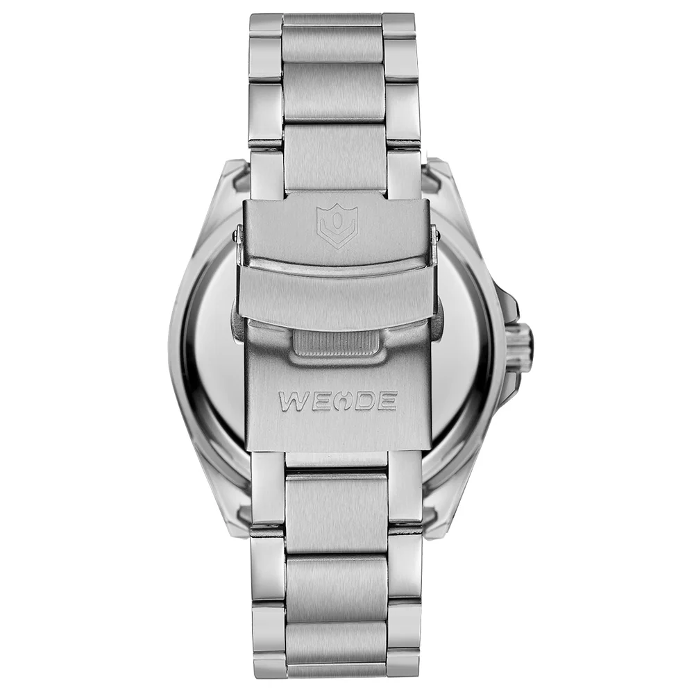

Top Brand WEIDE Man Sport Watch Men Quartz Analog Display Stainless Steel Band Watch Man Waterproof Wristwatches Hombre Relogios
