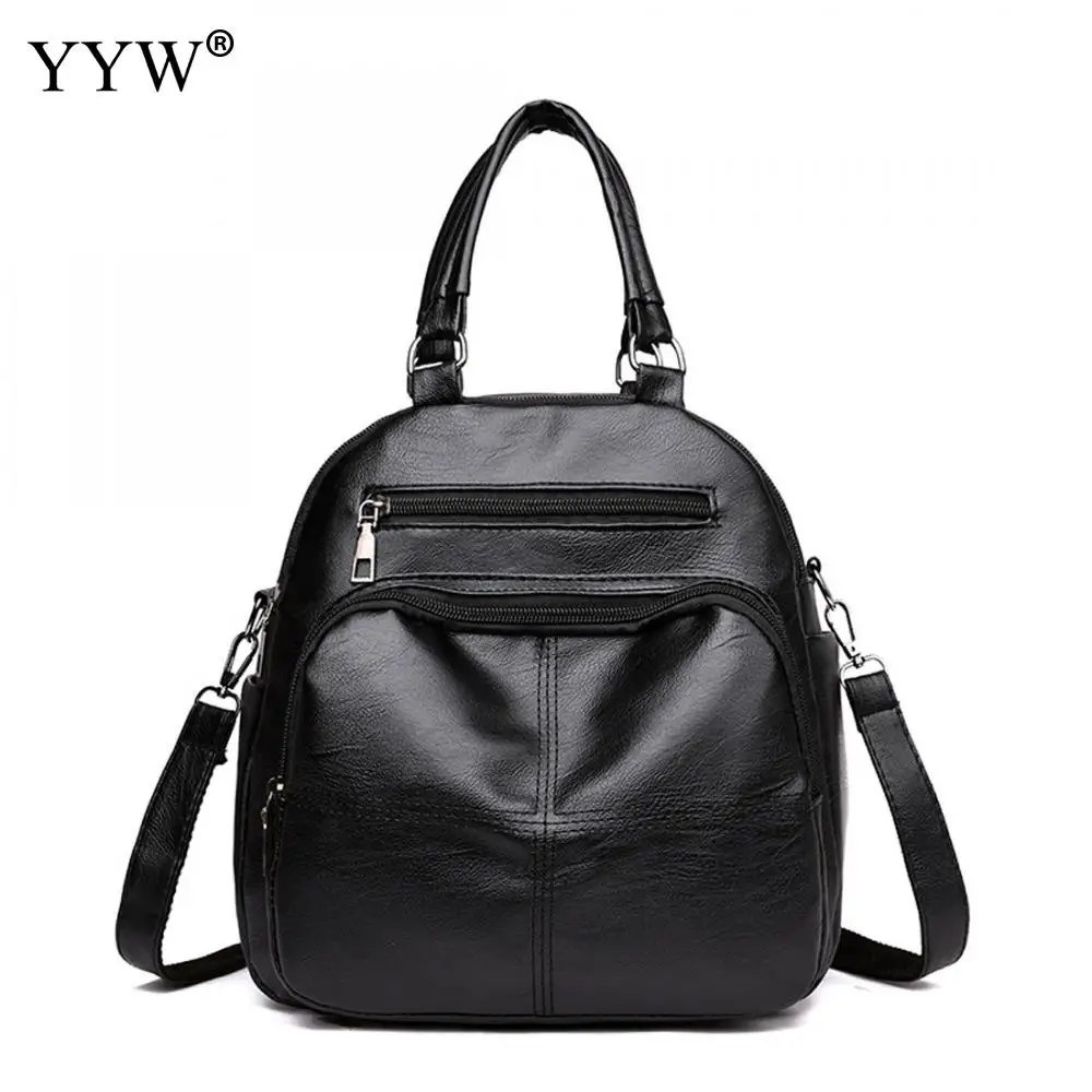 Маленький рюкзак YYW из искусственной кожи женские многофункциональные школьные