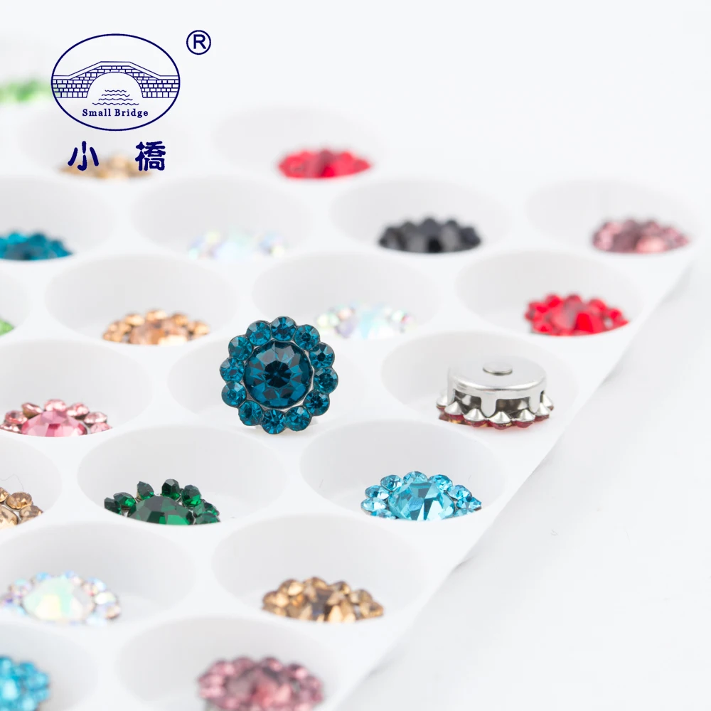 

Shine Crystal Sewing Rhinestones For Clothes Dress Flower Loose Decorative Rhinestone Mix Color Glass Rhinestones With Claw S139