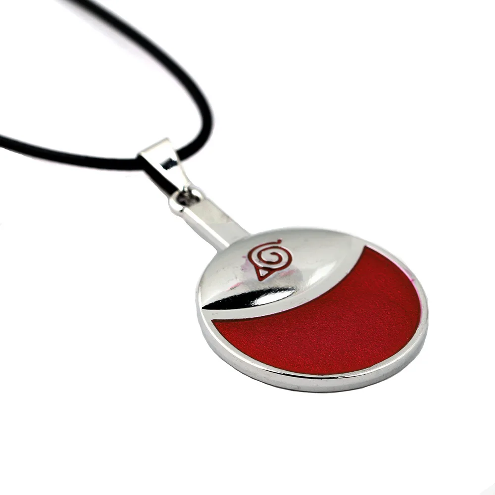 VEIA Jewelry популярное аниме наруто ожерелье Sasuke семья Uchiha Marks красная круглая монета