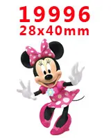 30 шт мультфильм персонаж плоское украшение из смолы PR 19770 - Цвет: 19996