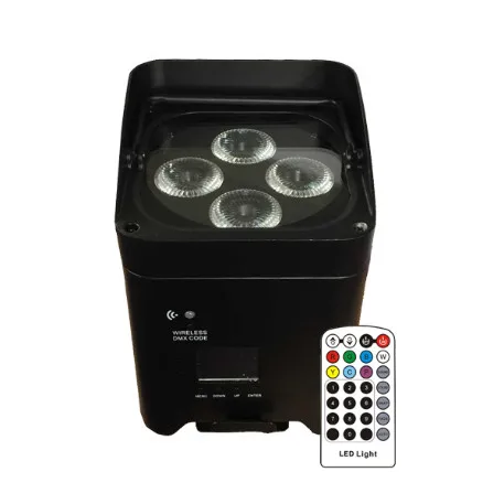 DJ Freedom Par Hex-4 6 в 1 RGBWA + UV 4*18 Вт мини перезаряжаемый светодиодный светильник с