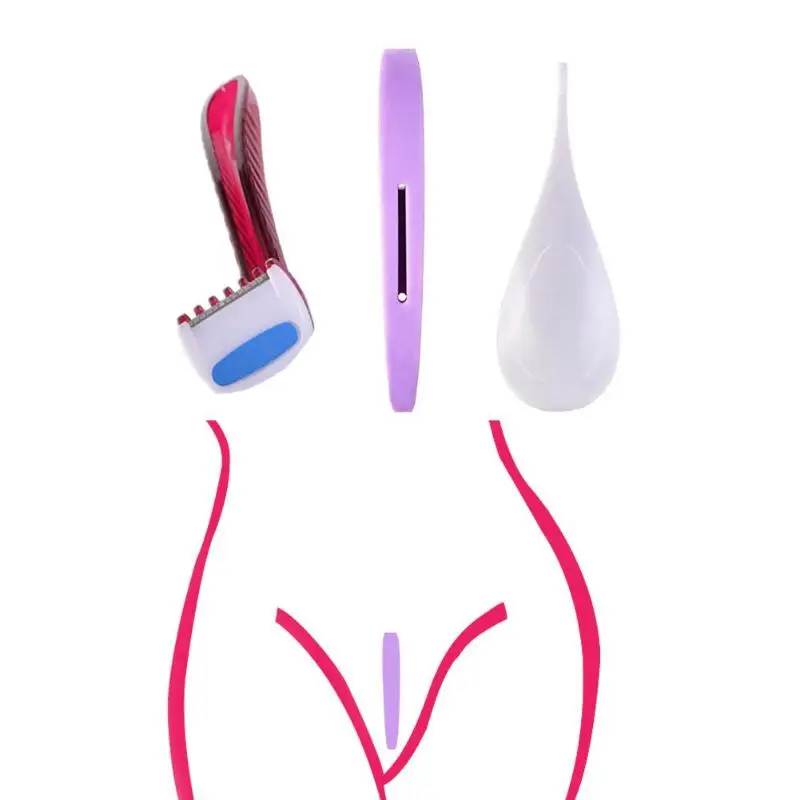 Women Bikini Dedicated Privates Shaving Stencil Sexy Female Pubic Hair Razor Intimate Shaping Beauty Device Tool
