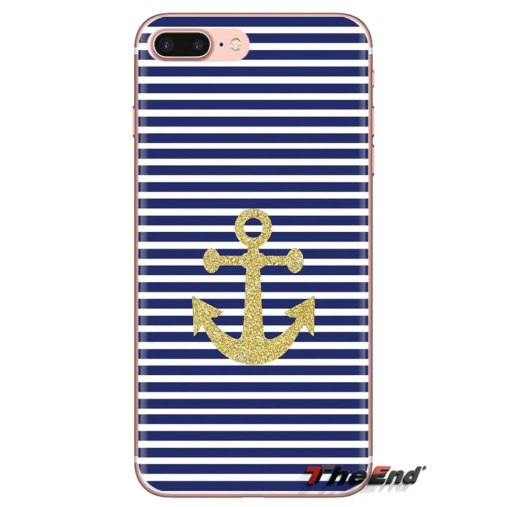 Для Oneplus 3T 5T 6T Nokia 2 3 5 6 8 9 230 3310 1 7 Plus 2017 2018 мягкая прозрачная сумка в морскую полоску