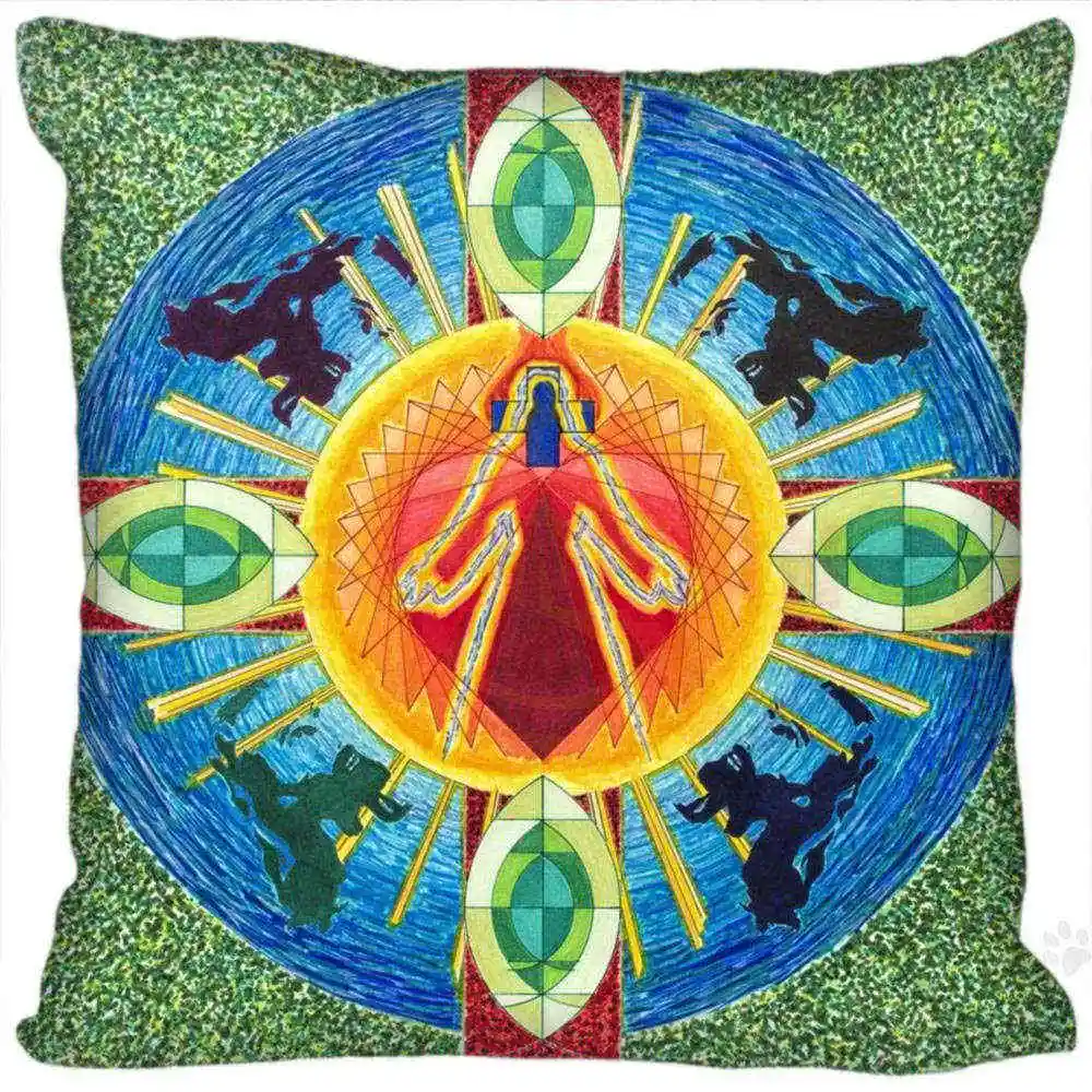 Чехол на молнии Размеры 35x35 см 40x40 45x45 60x60 см|mandala pillow case|pillow casepillowcase customized |