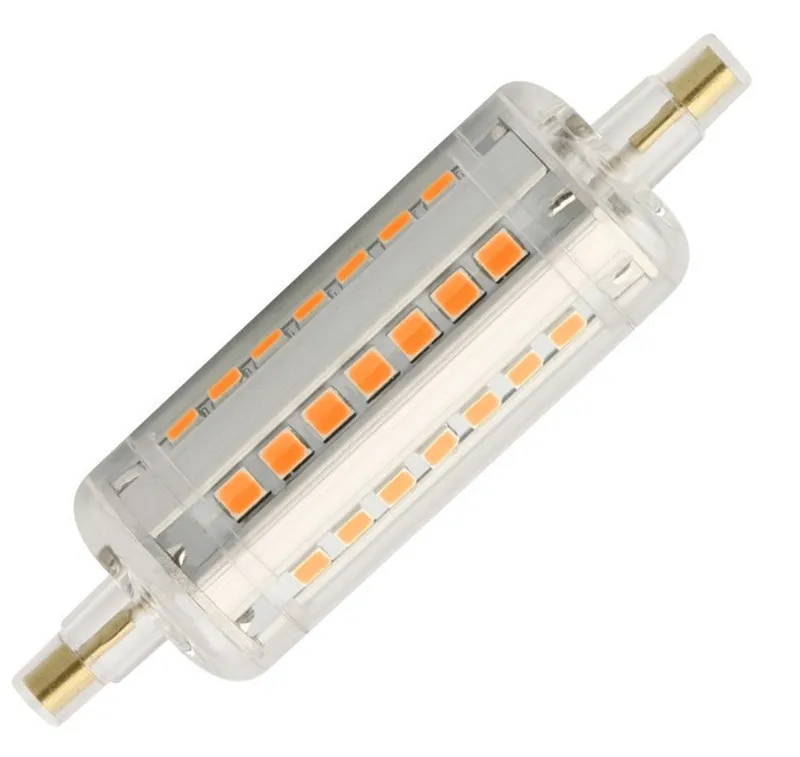 Диммируемая Светодиодная лампа R7S J78 J118 SMD 2835 сменная галогенная безопасная для