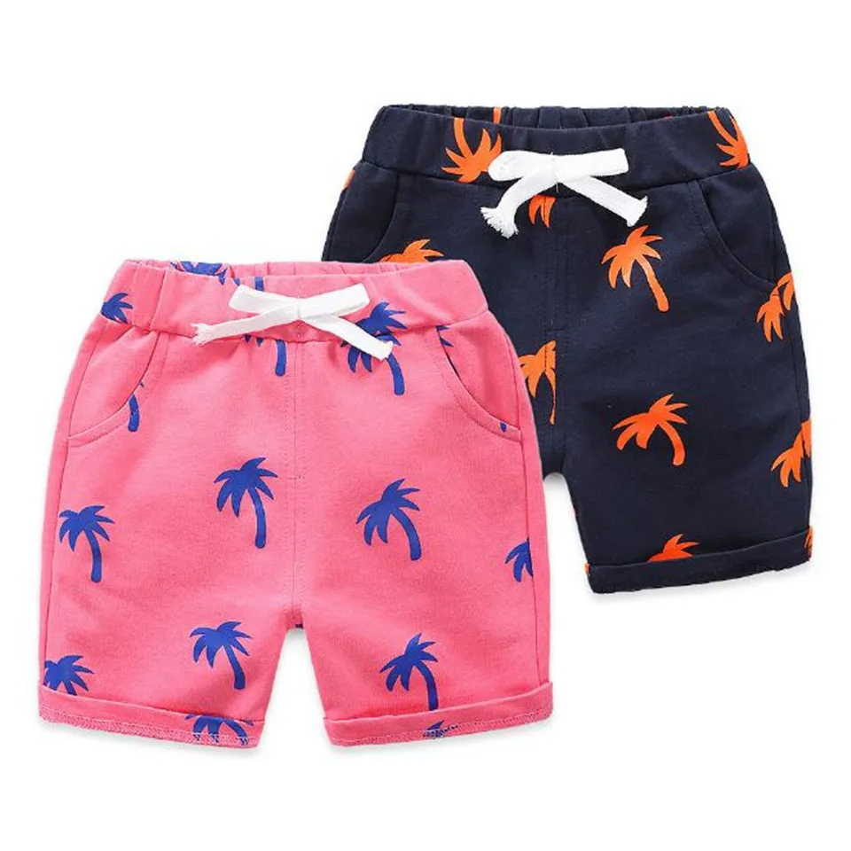 Шорты детские с кокосовым деревом свободные тонкие летние | Мать и ребенок