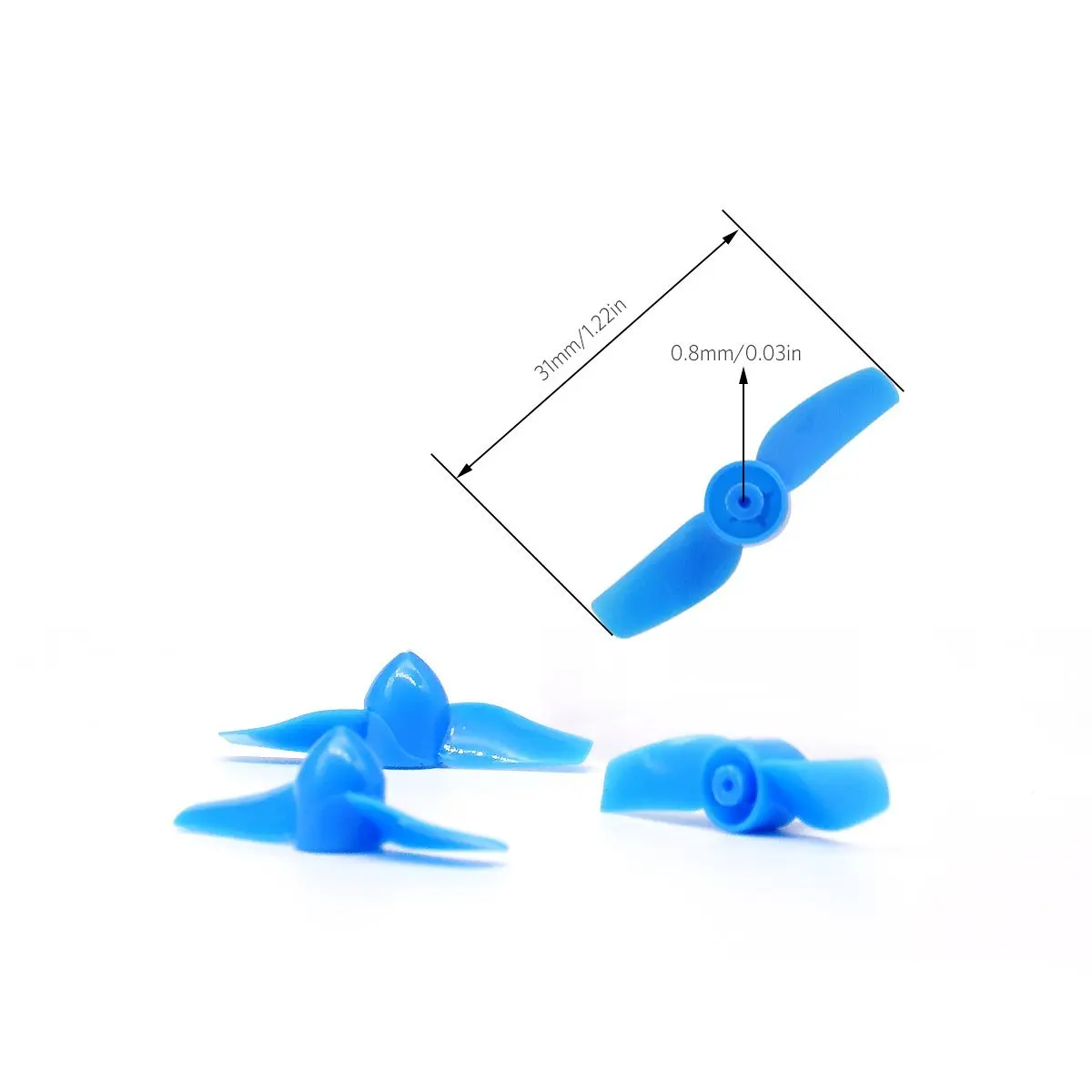 BETAFPV 5 Sets 2-blade FPV Props 31mm Paddle 0.8mm Shaft for Tiny Whoop Quad | Игрушки и хобби