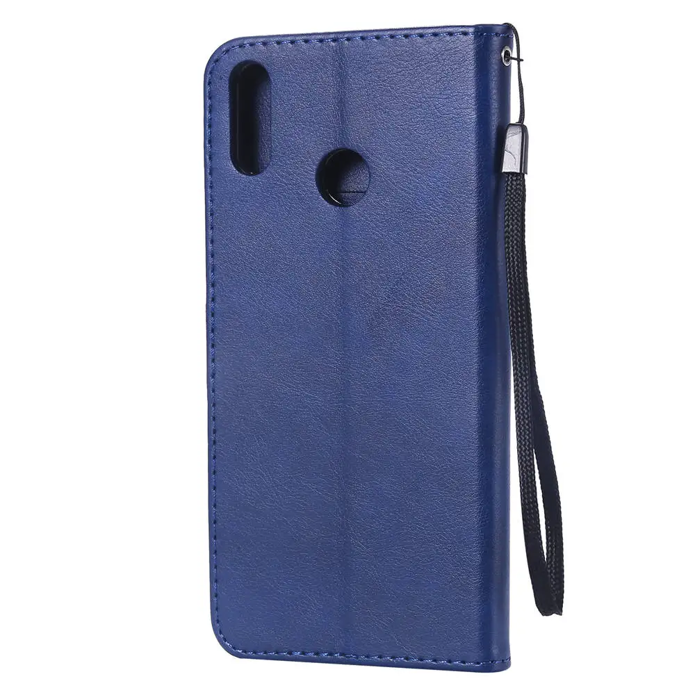 Роскошный чехол из искусственной кожи чехлы для HUAWEI Y9 2019 JKM-LX1 JKM-L21 Магнит кошелек