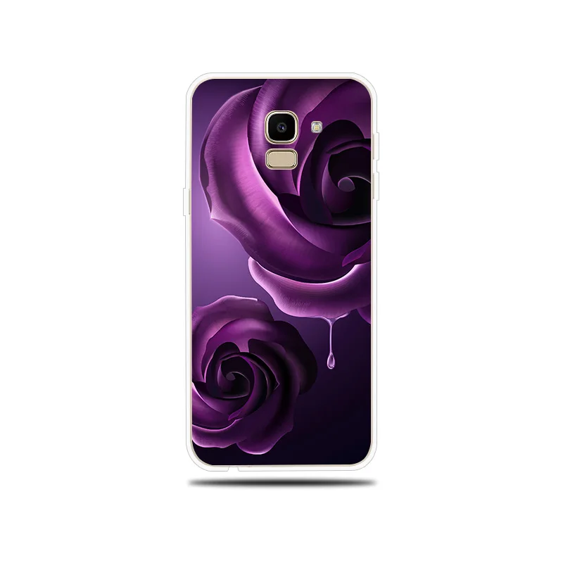 Фиолетовый романтики чехол для samsung Galaxy J1 J3 J5 J7 Prime 2017 2016 2015 J4 J6 J8 J2 Pro 2018 |