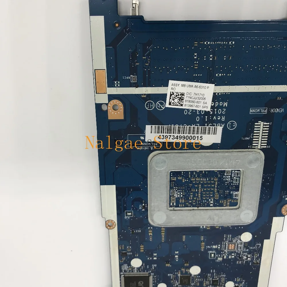 813969-001 материнская плата для ноутбука HP 15-AF ABL51 LA-C781P 813969-501 813969-601 813970-501 A8-7410 100%