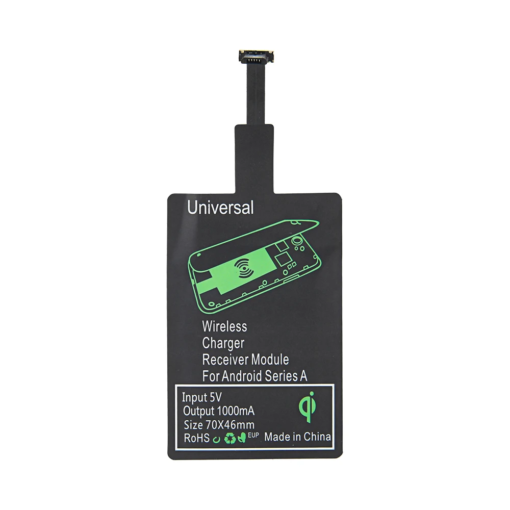 Qi Wireless Charger Receiver 5V 1A Universal Iphone Android Cell Phone for Smartphone Portable Charging | Мобильные телефоны и