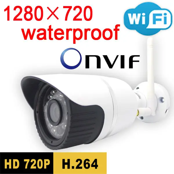 

Ip-камера видеонаблюдения Водонепроницаемая, 720p hd, onvif, Wi-Fi
