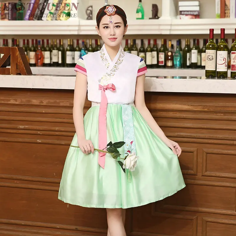 Корейское традиционное платье ханбок корейское свадебное для танцев