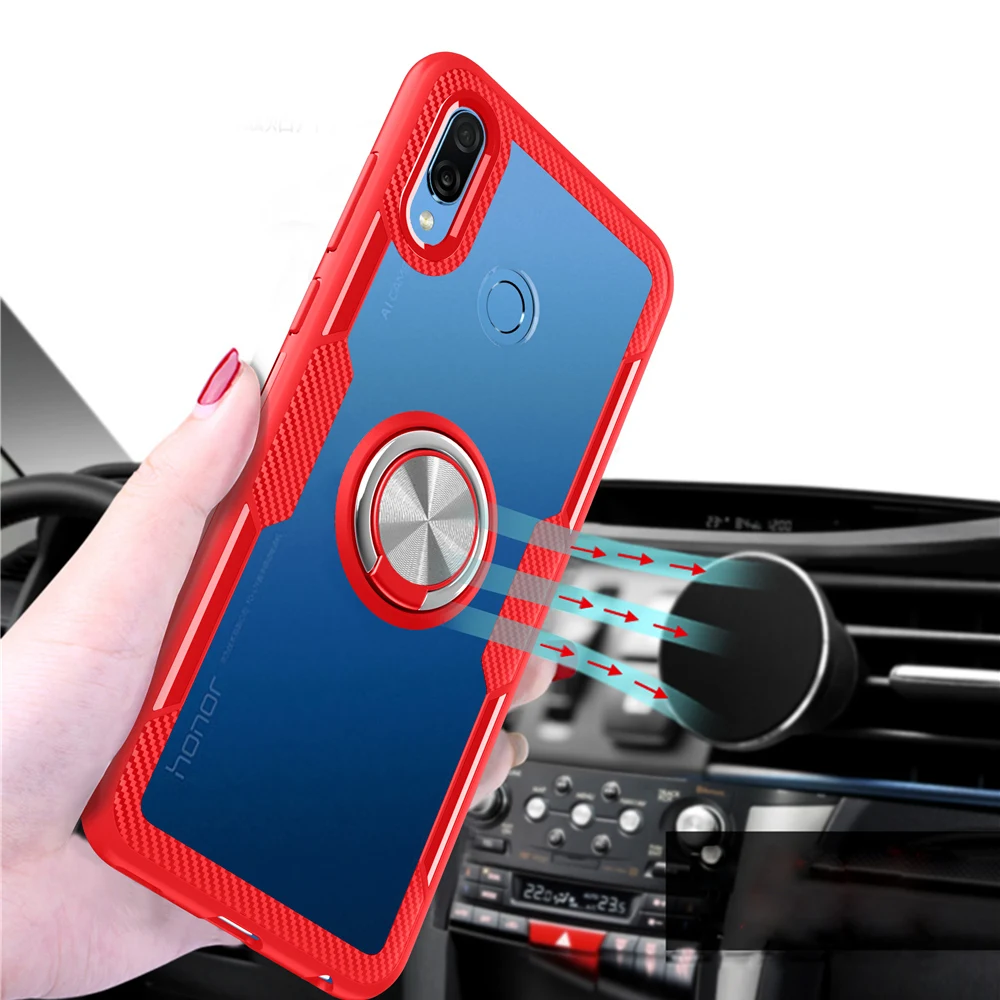 Автомобильный держатель из закаленного стекла чехол для телефона s Huawei Honor Play