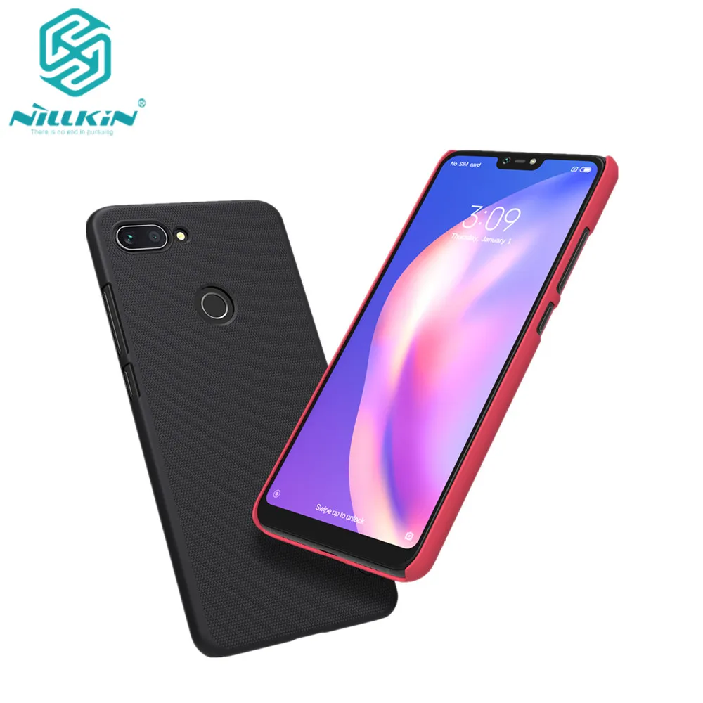 

For Xiaomi Mi 8 Lite Case Nillkin Frosted PC Hard Back Cover Case for Xiaomi Mi8 Lite with gift
