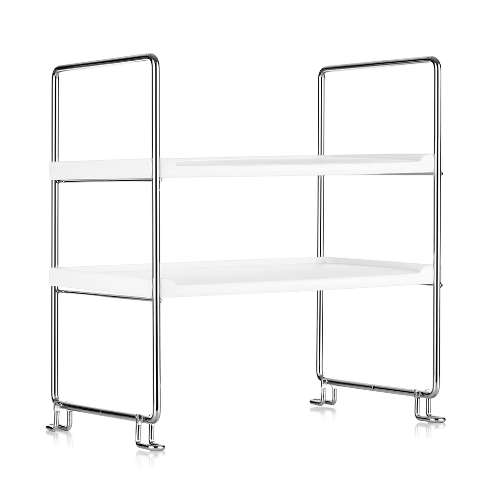 2 х уровневые островного типа Штабелируемый Органайзер полка приправа стеллаж