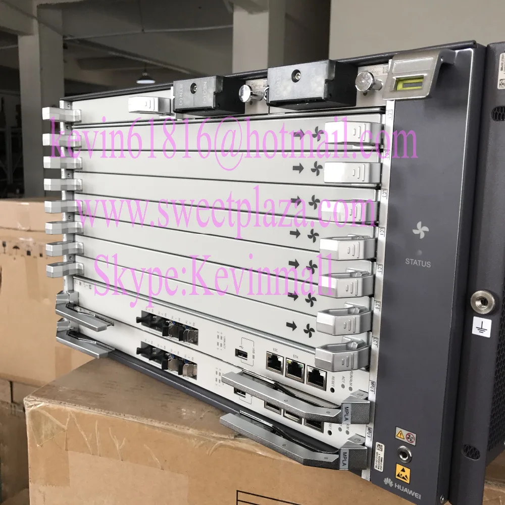 19 дюймовые OLT MA5800 X7 с 2 * пультами управления MPLA + панели питания PILA| |