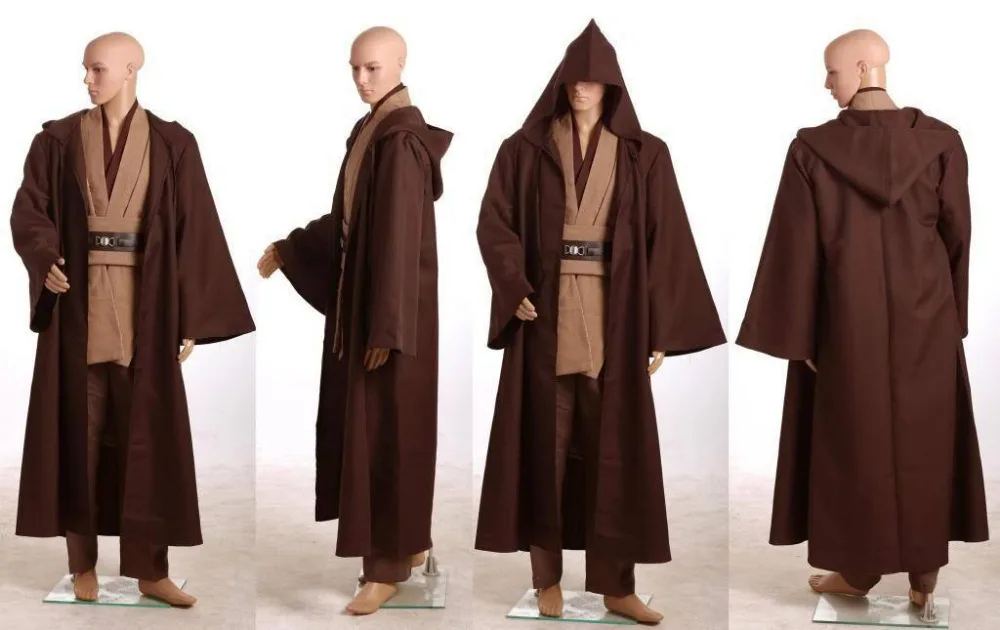 Звездные войны мести сита Obi Kenobi Wan Косплей Костюм джедая карнавальный костюм на Хэллоуин полный комплект