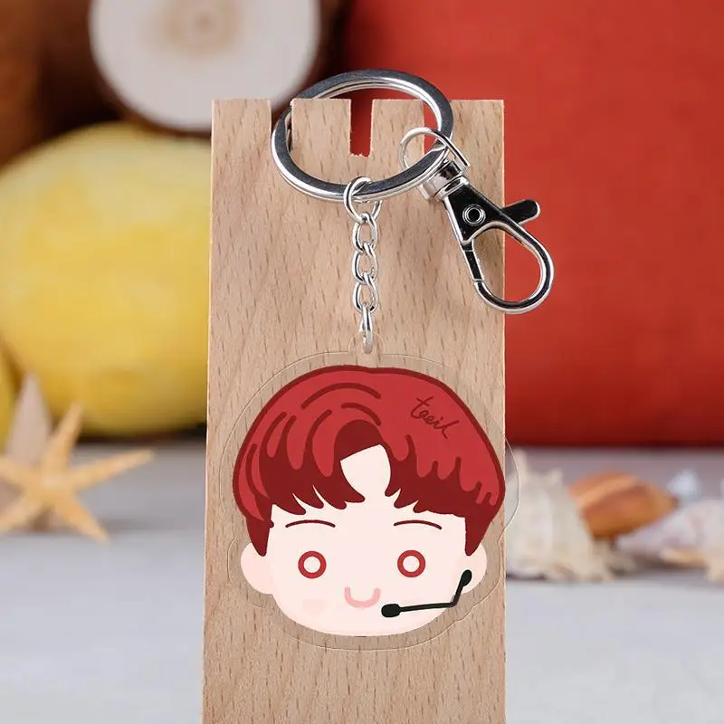 Брелок Kpop NCT 127 акриловый брелок с мультяшным рисунком для автомобиля лучшего