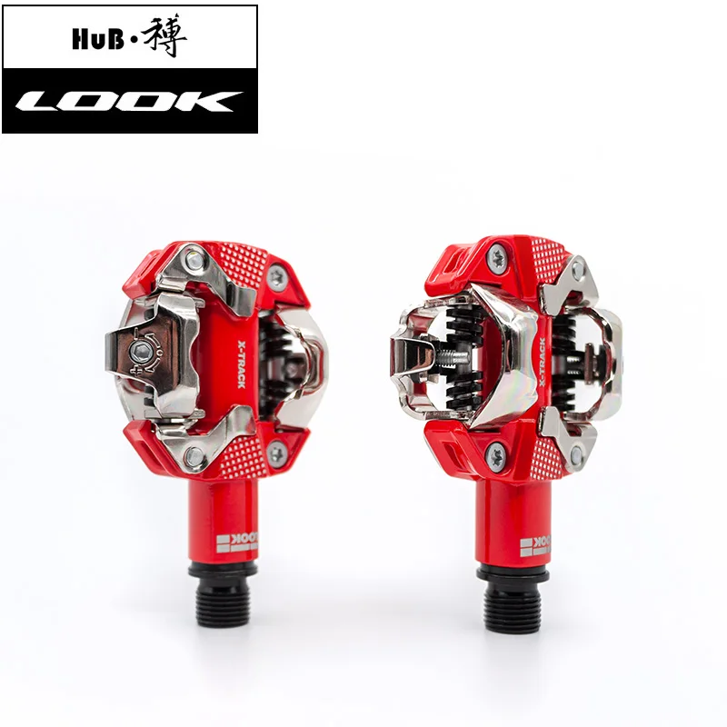 LOOK X-TRACK MTB педали с бутсами Велоспорт велосипед самоблокирующийся mtb педаль совместима с Shimano система SPD BMX Запчасти Аксессуары