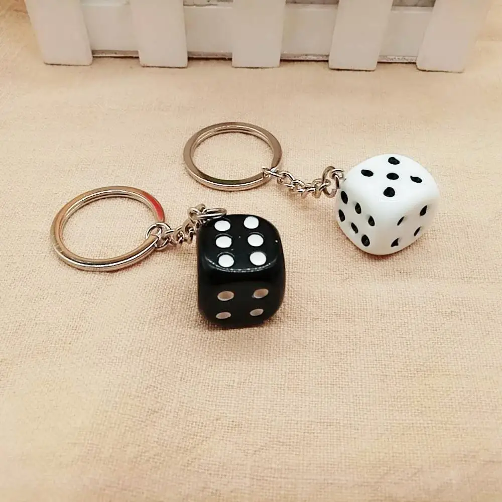 Креативные игральные кости застежка ключ Женская ключница подвеска для мужчин