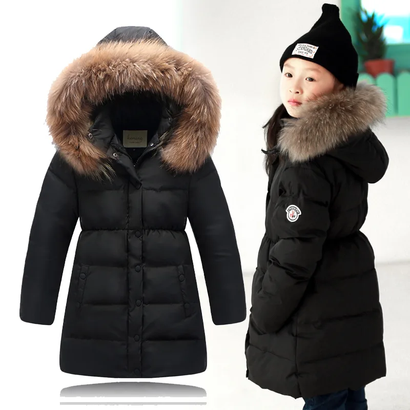 Детское зимнее пуховое пальто коллекция 2016 года брендовые зимние пуховые куртки