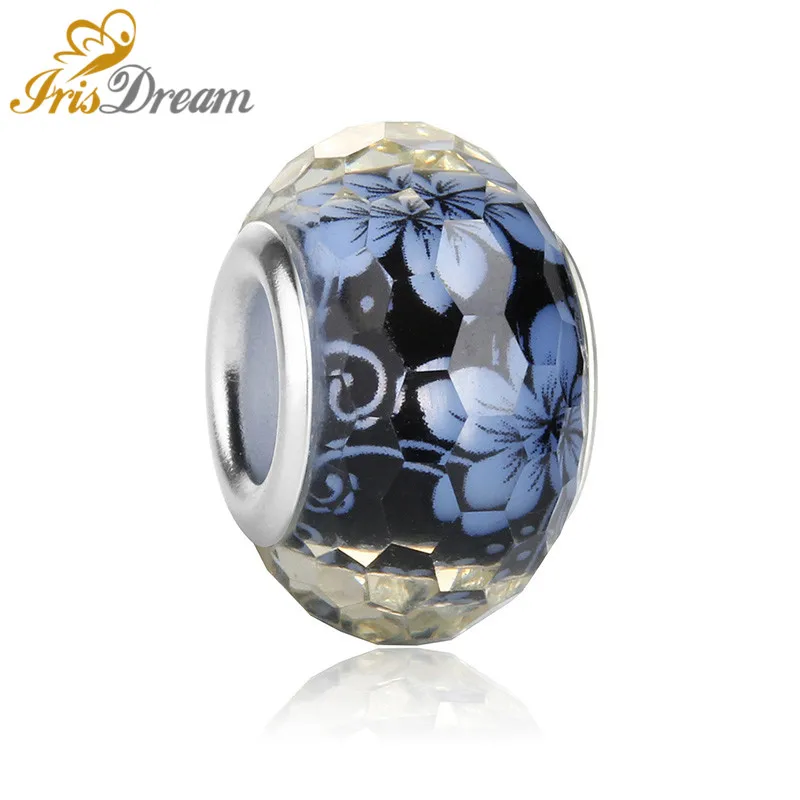 10 шт. новые граненые круглые акриловые бусины с цветочной огранкой подходит для