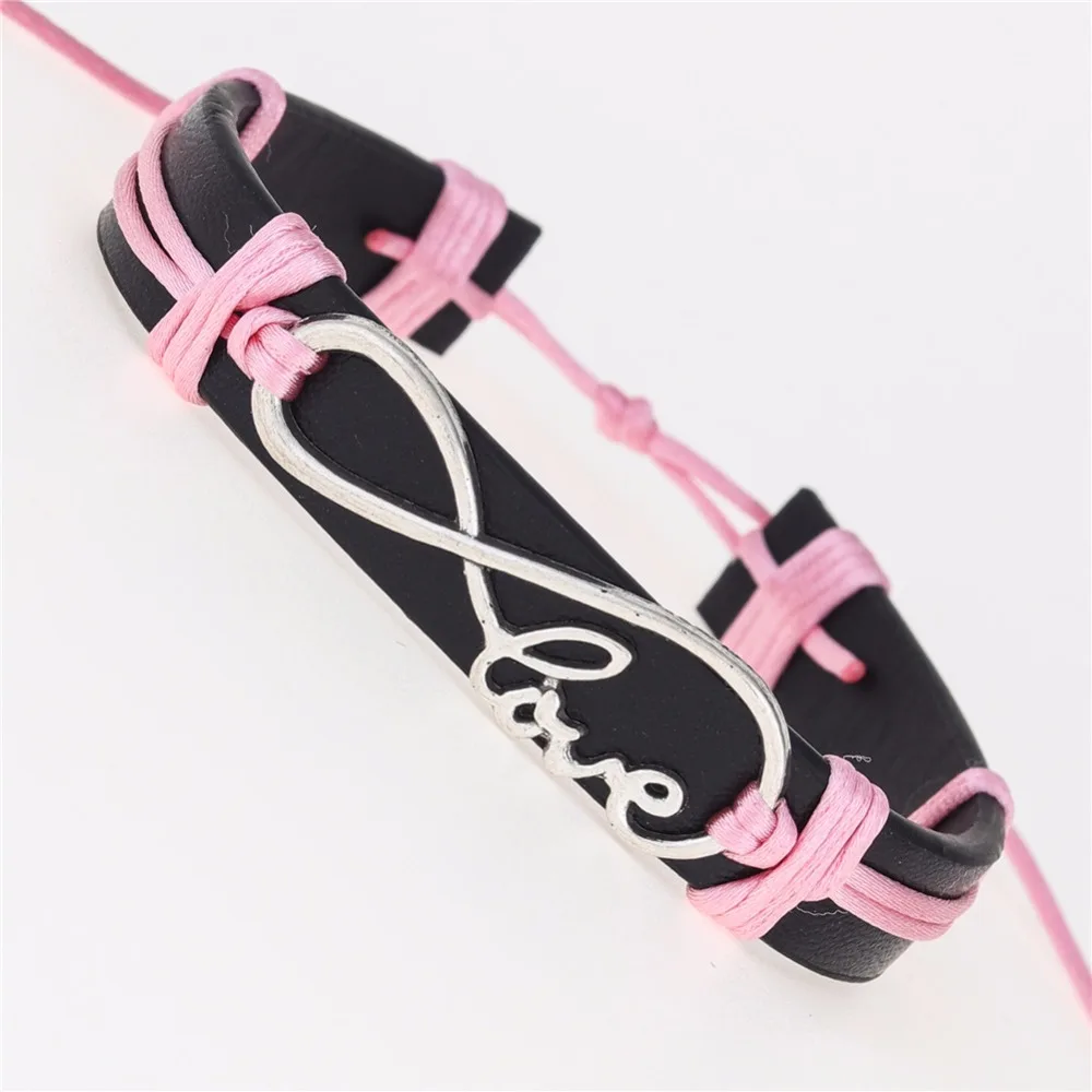 Модный милый Тибетский серебристый цвет ручной работы бесконечные любовные