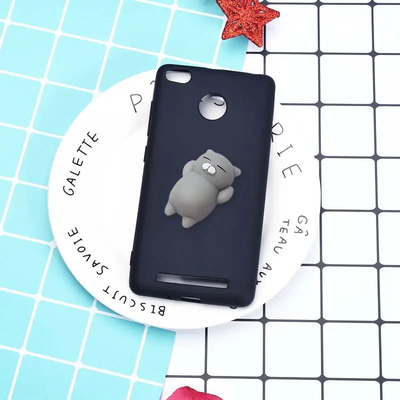 Для Xiaomi Redmi 3 S чехол Pro силиконовые милый 3D Squishy Cat Накладка для s премьер Телефонные