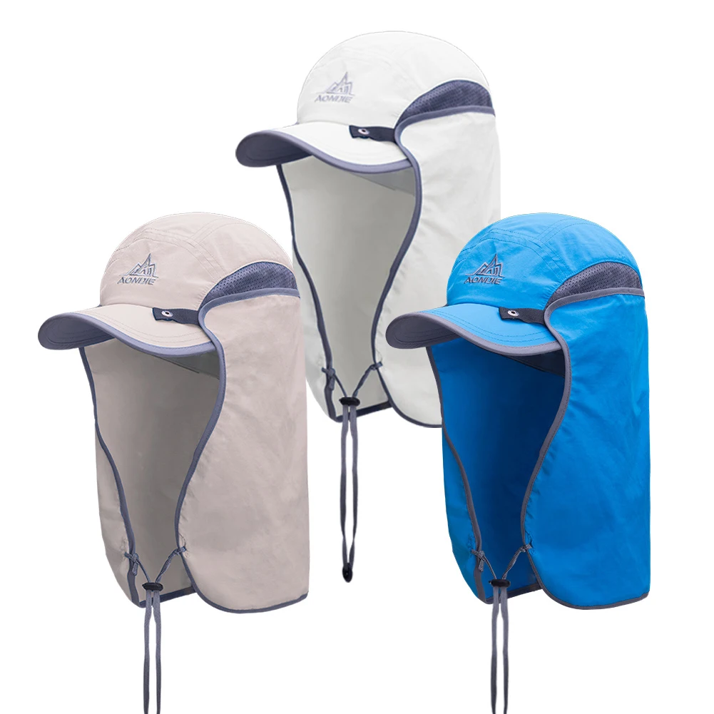 

Unisex Fishing Hat Sun Visor Cap Hat Outdoor UPF 50 Sun Protection with Removable Ear Neck Flap Cover for Hiking