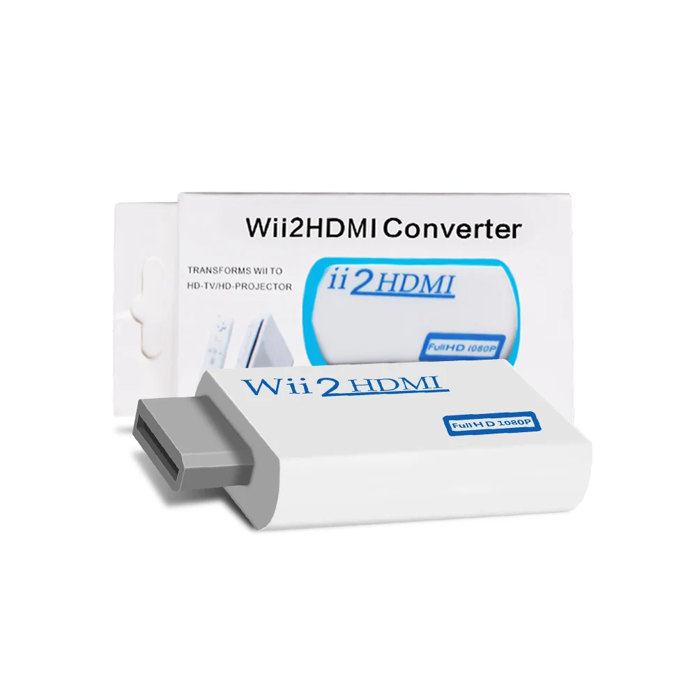Конвертер Wii2HDMI высокого качества с поддержкой full HD 1080P для ТВ проектора монитор и